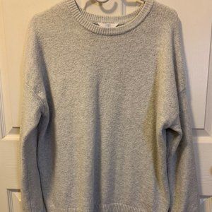 Time & Tru Light Gray Oversized Sweater Size XL